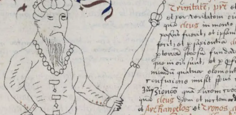 Ruhları çağırmak için talimatlar içeren Sihir Kitabı